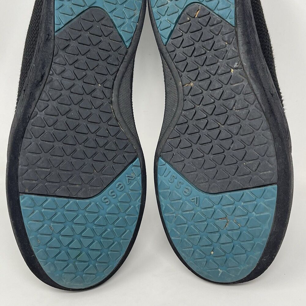 Vessi Weekend Sneakers Mens 10 Asphalt Black Fabric Waterproof Vegan Comfort - Picture 15 of 16